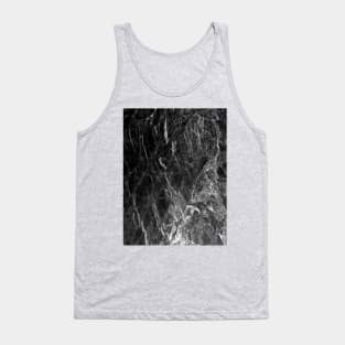 trendy modern chic minimalist grey black marble Tank Top